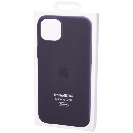 Apple Coque en Silicone avec MagSafe pour iPhone 15 Plus - Noir ​​​​​​​