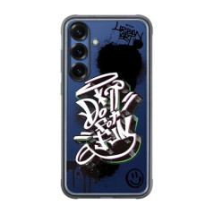 Samsung EF-JS936 Étui de Protection Robuste pour Galaxy S25+ avec Cartes au Design Graphite et Neutre Noir