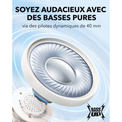 Soundcore Casque Bluetooth sans Fil Supra-auriculaire H30i, Conception Pliable, Basses Pures, autonomie de 70 Heures, Bluetooth 