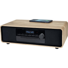 Thomson Micro Chaine Bluetooth avec Radio numérique Dab, CD, USB, Charge Induction (MIC300IDABBT)
