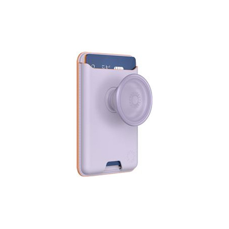 PopSockets: PopWallet pour MagSafe - avec poignée - Comprend Un Anneau Adaptateur pour MagSafe - Porte-Cartes Mince repositionna