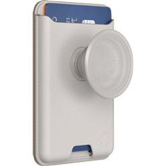 PopSockets: PopWallet pour MagSafe - avec poignée - Comprend Un Anneau Adaptateur pour MagSafe - Porte-Cartes Mince repositionna