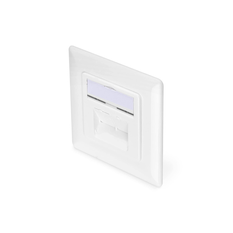 DIGITUS Prise murale Cat. 6 a 2 x RJ45 blindé