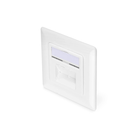 DIGITUS Prise murale Cat. 6 a 2 x RJ45 blindé