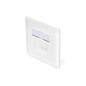 DIGITUS Prise murale Cat. 6 a 2 x RJ45 blindé