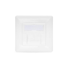 DIGITUS Prise murale Cat. 6 a 2 x RJ45 blindé