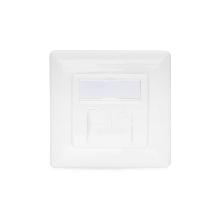 DIGITUS Prise murale Cat. 6 a 2 x RJ45 blindé