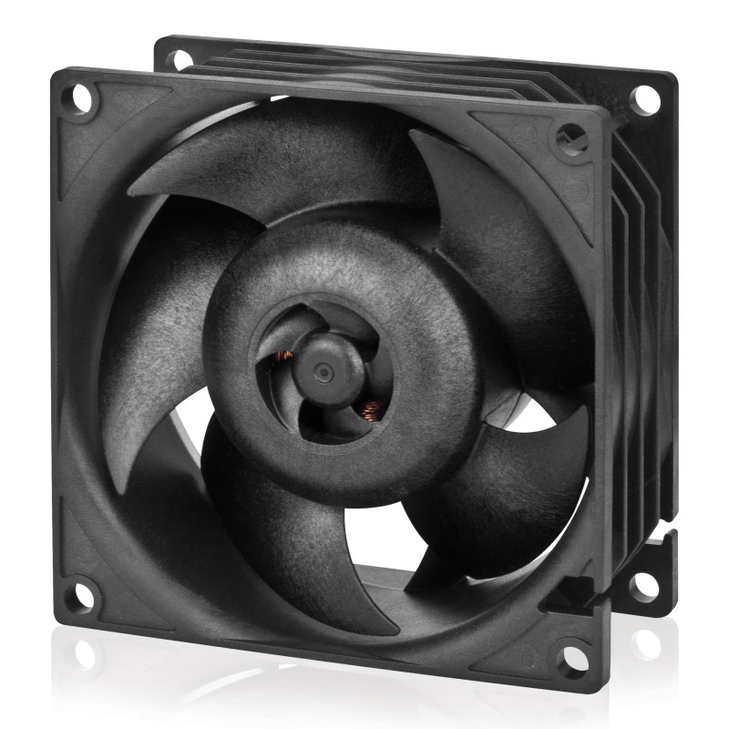 ARCTIC S8038-7K - Ventilateur serveur, 80x80x38 mm, 500-7000 rpm, régulé par PWM, connecteur 4 broches, 12 V DC - Noir ARCTIC S8038-7K - Ventilateur serveur, 80x80x38 mm, 500-7000 rpm, régulé par PWM, connecteur 4 broches, 12 V DC - Noir