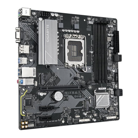 GIGABYTE B760M D3HP Carte Mère - Processeurs Intel Core 14ème Génération, VRM 4+1+1 Phases, jusqu'à 5600 MHz DDR5, 2xPCIe 4.0 M.