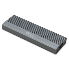 DIGITUS boîtier Externe M.2 - USB 3.1 Gen2 Typ-C - jusqu'à 10 Gbit/s - Supporte Les SSD SATA & NVMe jusqu'à 8 TB - pour Les SSD