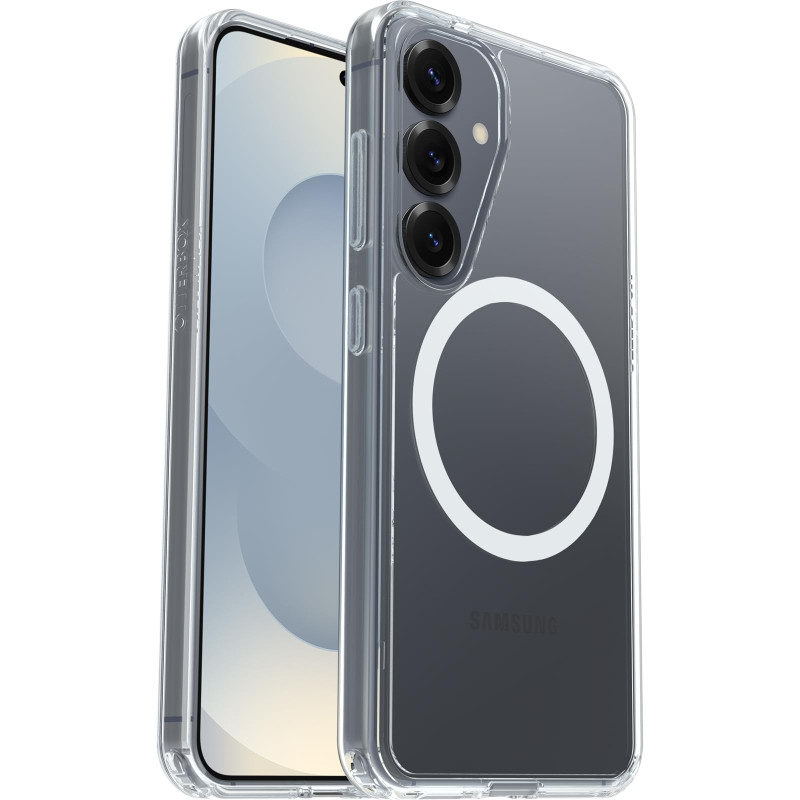 Otterbox Coque Symmetry Series Clear avec Aimants pour Samsung Galaxy S25, Antichoc, Anti-Chute, Fine, supporte 3X Plus de Chute Otterbox Coque Symmetry Series Clear avec Aimants pour Samsung Galaxy S25, Antichoc, Anti-Chute, Fine, supporte 3X Plus de Chute