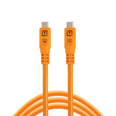 Tether Tools TetherPro Optima Câble de transfert de données USB 10 G 1,8 m Droit vers Droit Orange