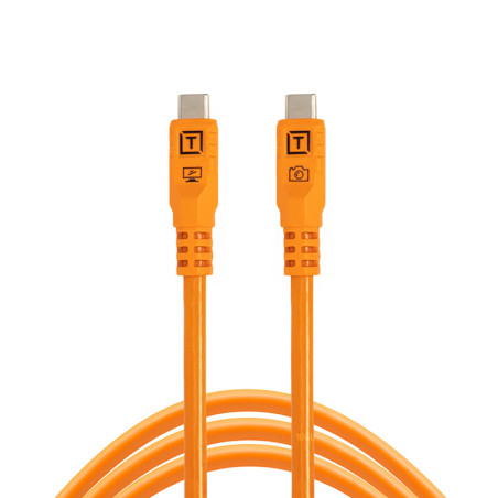 Tether Tools TetherPro Optima Câble de transfert de données USB 10 G 1,8 m Droit vers Droit Orange