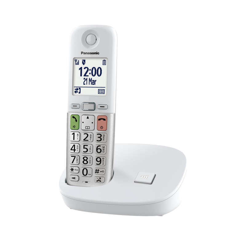 Panasonic KX-TGU410EXW Téléphone Numérique sans Fil, Unité de Base et 1 Combiné, Écran LCD, Appels Favori, Lampe Torche, Compati Panasonic KX-TGU410EXW Téléphone Numérique sans Fil, Unité de Base et 1 Combiné, Écran LCD, Appels Favori, Lampe Torche, Compati