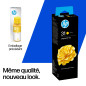 HP 31 Bouteille d'encre Jaune, Authentique 70 ml (1VU28AE), Compatible avec HP Smart Tank séries 300, 400, 500, 600, 5100, 6000,