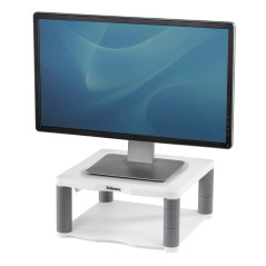 Fellowes 9171705 Support Moniteur Ergonomique Premium Gris Clair