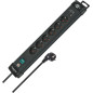Brennenstuhl Premium-Line Multiprise 6 Prises avec USB C PD 30 W et USB A 18 W (fabriquée en Allemagne, multiprise avec Interrup