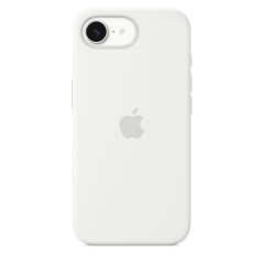 Apple Coque en Silicone pour iPhone 16e – Blanc