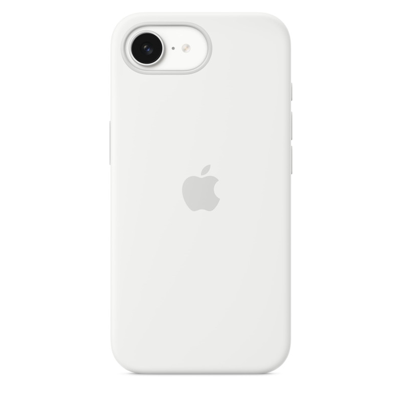Apple Coque en Silicone pour iPhone 16e – Blanc