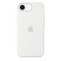 Apple Coque en Silicone pour iPhone 16e – Blanc