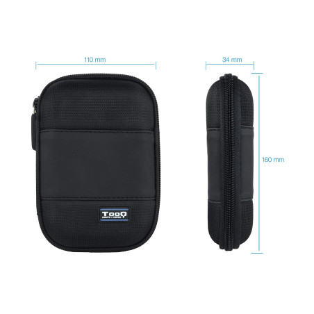 TOOQ TQBC-E2501 Housse de Protection pour Disque Dur 2.5" Noir