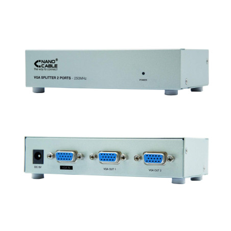 Commutateur VGA avec 2 Ports NANOCABLE AISCOV0074