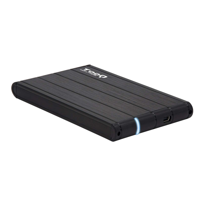 TOOQ TQE-2530B - Boîtier de Stockage pour disques durs HDD de 2.5", (SATA I/II/III jusqu'à 7.0 mm d'épaisseur, USB 3.0), Alumini TOOQ TQE-2530B - Boîtier de Stockage pour disques durs HDD de 2.5", (SATA I/II/III jusqu'à 7.0 mm d'épaisseur, USB 3.0), Alumini