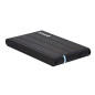 TOOQ TQE-2530B - Boîtier de Stockage pour disques durs HDD de 2.5", (SATA I/II/III jusqu'à 7.0 mm d'épaisseur, USB 3.0), Alumini TOOQ TQE-2530B - Boîtier de Stockage pour disques durs HDD de 2.5", (SATA I/II/III jusqu'à 7.0 mm d'épaisseur, USB 3.0), Alumini