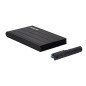 TOOQ TQE-2530B - Boîtier de Stockage pour disques durs HDD de 2.5", (SATA I/II/III jusqu'à 7.0 mm d'épaisseur, USB 3.0), Alumini TOOQ TQE-2530B - Boîtier de Stockage pour disques durs HDD de 2.5", (SATA I/II/III jusqu'à 7.0 mm d'épaisseur, USB 3.0), Alumini