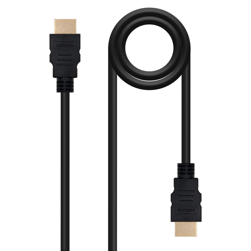Nano Cable 10.15.0302 - Cable HDMI 1.3, tipo A/M-A/M, 1.8 mètres, couleur noir Nano Cable 10.15.0302 - Cable HDMI 1.3, tipo A/M-A/M, 1.8 mètres, couleur noir