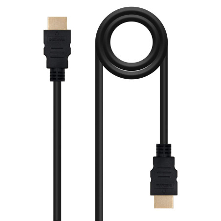 Nano Cable 10.15.0302 - Cable HDMI 1.3, tipo A/M-A/M, 1.8 mètres, couleur noir