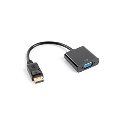 Lanberg+adapter+Displayport+1.1-%3EVGA+cable+black