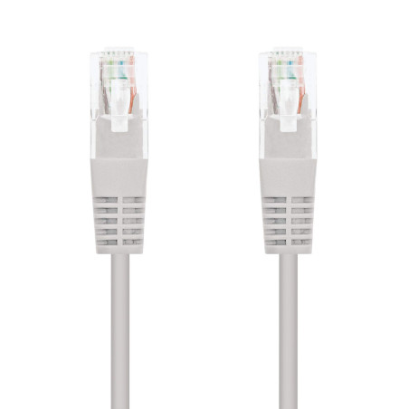 NanoCable 10.20.0120 - Câble Ethernet RJ45 Cat.5e UTP AWG24, Gris, 20mts