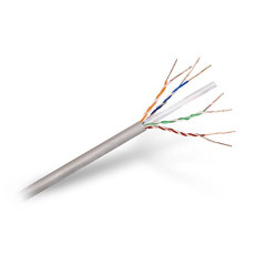 NANOCABLE 10.20.0504 - Câble Ethernet rigide RJ45 Cat.6 UTP AWG24, Gris, 305mts