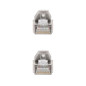 NANOCABLE 10.20.0810 - Câble Ethernet RJ45 Cat.6 FTP AWG24, Gris, 10mts