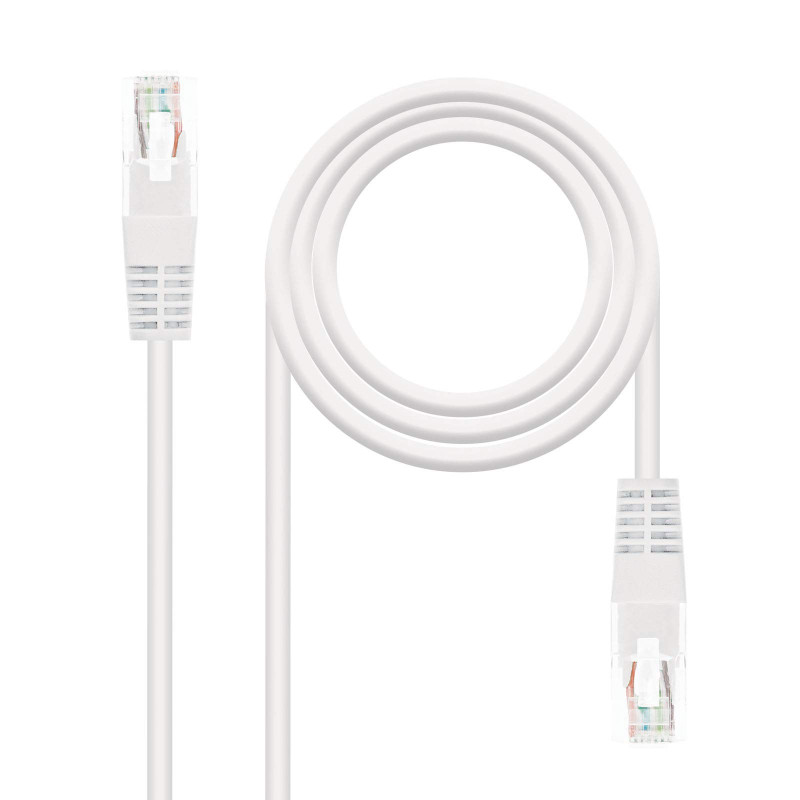 Nanocable 10.20.0101-W - Câble de réseau CAT 5e UTP (1 m) couleur blanc Nanocable 10.20.0101-W - Câble de réseau CAT 5e UTP (1 m) couleur blanc
