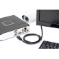 DIGITUS Câble HDMI Premium - UHD 4K - 5m - HDR, Ethernet, ARC, CEC, 3D, Dolby, HDMI 2.0 - Convient pour les consoles de jeu DIGITUS Câble HDMI Premium - UHD 4K - 5m - HDR, Ethernet, ARC, CEC, 3D, Dolby, HDMI 2.0 - Convient pour les consoles de jeu