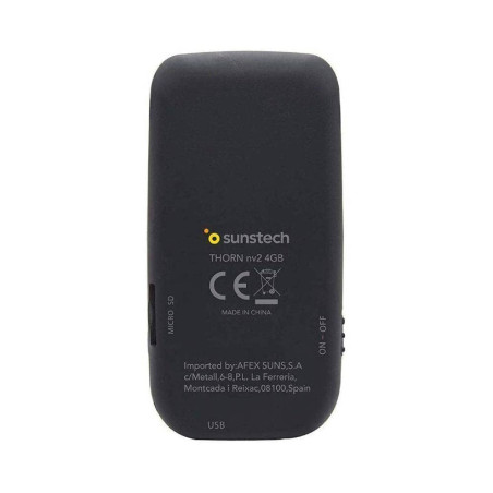 Sunstech Thorn Lecteur MP3 Noir