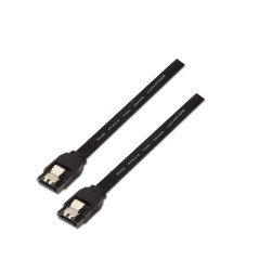AISENS A130 – 0157 – Câble Données avec anclajes (0.5 m, pour Disque Dur SATA) Couleur Noir