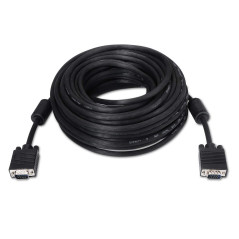 AISENS Cable Con FERRITA SVGA HDB15 20M Negro Macho A Macho A113-0076