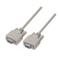 AISENS A112 – 0067 – Câble Null Modem de 1.8 m pour appareils de Communication equipados avec Port série, Couleur Beige AISENS A112 – 0067 – Câble Null Modem de 1.8 m pour appareils de Communication equipados avec Port série, Couleur Beige