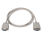 AISENS A112 – 0067 – Câble Null Modem de 1.8 m pour appareils de Communication equipados avec Port série, Couleur Beige AISENS A112 – 0067 – Câble Null Modem de 1.8 m pour appareils de Communication equipados avec Port série, Couleur Beige
