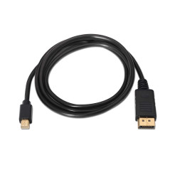 AISENS Cable Display Port-M A Mini DP-M 2M Negro 4K/60HZ A124-0131