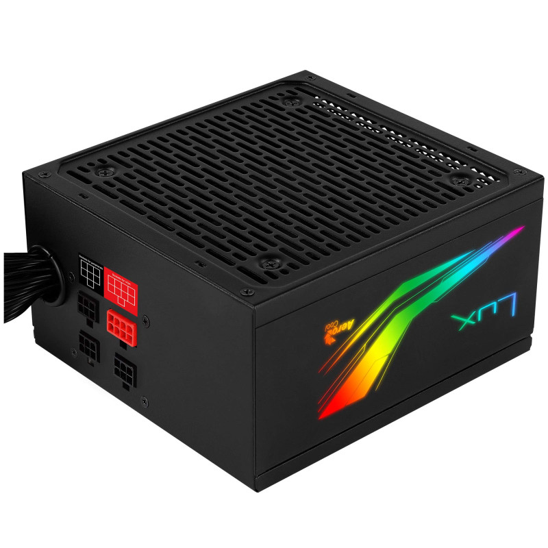Aerocool Lux RGB M 550W - Alimentation modulaire RGB, 80Plus Bronze 230V Aerocool Lux RGB M 550W - Alimentation modulaire RGB, 80Plus Bronze 230V