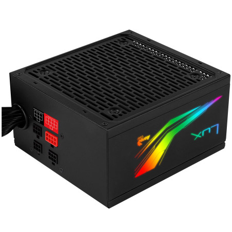 Aerocool Lux RGB M 550W - Alimentation modulaire RGB, 80Plus Bronze 230V