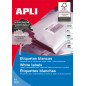 APLI 1781 Etiquettes 64.6 x 33.8 mm Blanc