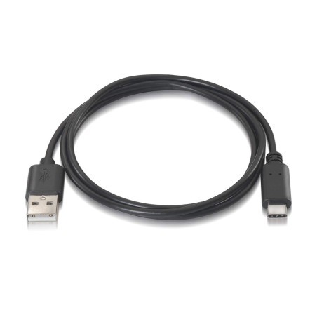 AISENS A107 – 0050 – Câble USB 2.0 pour Charge Rapide (jusqu'à 3 A, pour Les appareils avec connecteur USB Type C, 0.5 m) Couleu