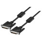 AISENS Cable DVI Dual Link 24+1 Con FERRITA. M-M. Negro. 1.8M. AISENS Cable DVI Dual Link 24+1 Con FERRITA. M-M. Negro. 1.8M.