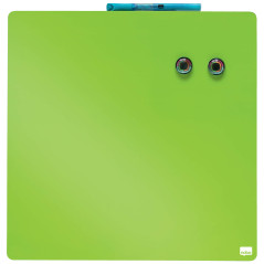 Nobo - Mini Tableau Magnétique Coloré Sans Cadre, Format Carré, Effaçable à Sec, Fixations Murales, Maison/Bureau, 360 x 360 mm,