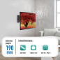 Ewent - Support TV et écran Extensible 12 à 42 Pouces - Extensible jusqu'à 190mm - Montage VESA 75x75 à 200x200mm Ewent - Support TV et écran Extensible 12 à 42 Pouces - Extensible jusqu'à 190mm - Montage VESA 75x75 à 200x200mm